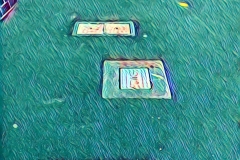 Pavement turns into art