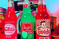 Soda bottles